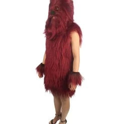 HPO Unisex Women's Hairy Warrior Ape Military Leader Resistance Fighter Multiple Colors Option Cosplay Unisex Costume And Wig Bundle