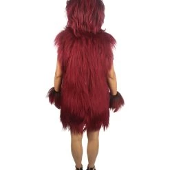 HPO Unisex Women's Hairy Warrior Ape Military Leader Resistance Fighter Multiple Colors Option Cosplay Unisex Costume And Wig Bundle