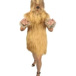 HPO Unisex Women's Hairy Warrior Ape Military Leader Resistance Fighter Multiple Colors Option Cosplay Unisex Costume And Wig Bundle