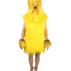 HPO Unisex Women's Hairy Warrior Ape Military Leader Resistance Fighter Multiple Colors Option Cosplay Unisex Costume And Wig Bundle