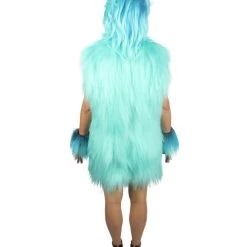 HPO Unisex Women's Hairy Warrior Ape Military Leader Resistance Fighter Multiple Colors Option Cosplay Unisex Costume And Wig Bundle