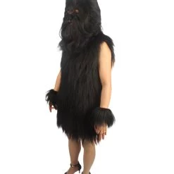 HPO Unisex Women's Hairy Warrior Ape Military Leader Resistance Fighter Multiple Colors Option Cosplay Unisex Costume And Wig Bundle