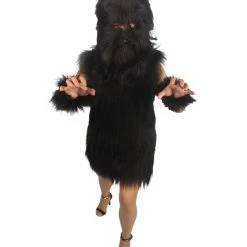 HPO Unisex Women's Hairy Warrior Ape Military Leader Resistance Fighter Multiple Colors Option Cosplay Unisex Costume And Wig Bundle