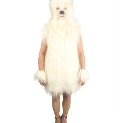 HPO Unisex Women's Hairy Warrior Ape Military Leader Resistance Fighter Multiple Colors Option Cosplay Unisex Costume And Wig Bundle