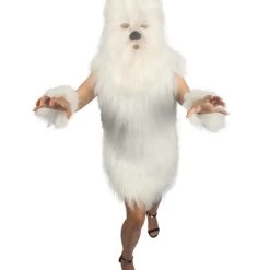 HPO Unisex Women's Hairy Warrior Ape Military Leader Resistance Fighter Multiple Colors Option Cosplay Unisex Costume And Wig Bundle