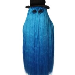 HPO SALE It's Cousin Hairy! | 66 Inch Long Costume Wig | Includes Hat And Glasses | Premium Halloween Wig