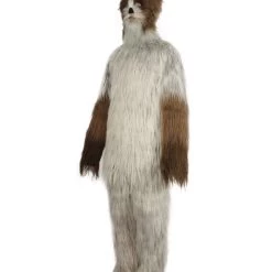 HPO Furry Fox Collection | Men's White And Brown Spiked Furry Cat Cosplay Costume With Tail