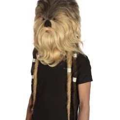 HPO Men's Long Hairy Elder Warrior Ape Military Leader Resistance Fighter Wig | Blonde Cosplay Wig | Premium Breathable Capless Cap