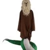 HPO Serpant Monk Costume | Men's White Brown And Green Straight Serpant Monk Cosplay Costume Bundle