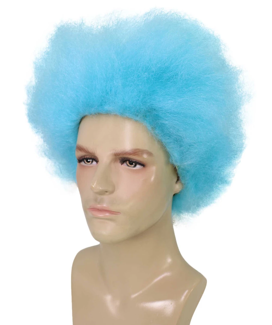 BC Dr Seuss Thing 1 & 2 | Men's Blue Color Straight Short Thing Wig