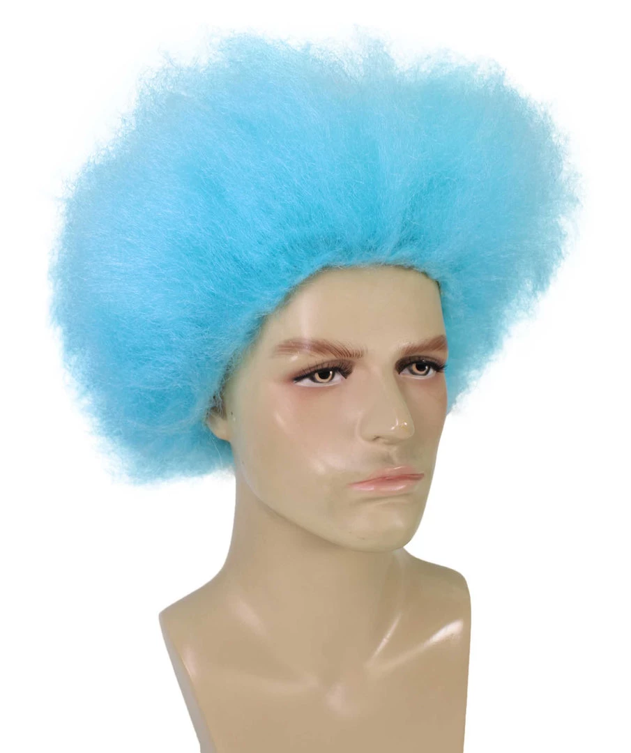 BC Dr Seuss Thing 1 & 2 | Men's Blue Color Straight Short Thing Wig