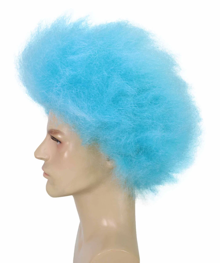 BC Dr Seuss Thing 1 & 2 | Men's Blue Color Straight Short Thing Wig