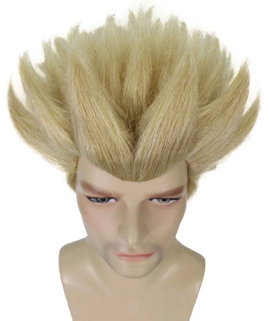 BC Adult Men's Blonde Color Spiked Cosplay Anime Wig