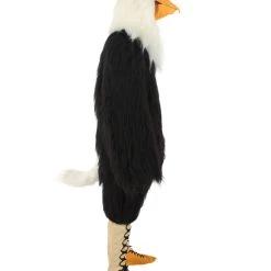 HPO White And Black Eagle Costume With Mask - Long Synthetic Fibers Bundle