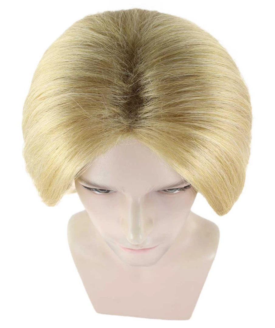 HPO Men's Doctor Mens Wig | Blonde Cosplay Halloween Wig | Premium Breathable Capless Cap