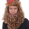 HPO Men's Mens Lion Wig | Brown Cosplay Wig | Premium Breathable Capless Cap