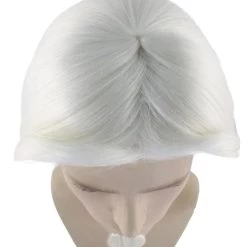 HPO Uncle White Mens Costume Wig And Goatee Set | Cosplay Halloween Wig | Premium Breathable Capless Cap