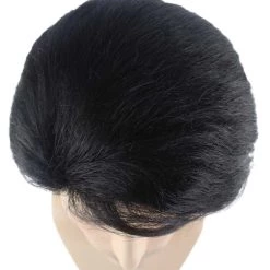 HPO Men's Mens Singer Wig | Black Celebrity Wig | Premium Breathable Capless Cap