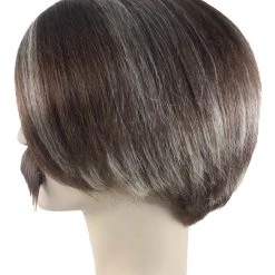 HPO Men's Men Brown Wig With Moustache Set | Cosplay Halloween Wig | Premium Breathable Capless Cap