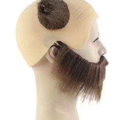 HPO Mens Viking Wig With Beard Set | Cosplay Halloween Wig With Horn Men's