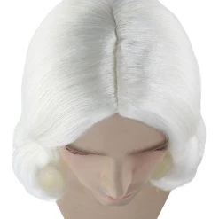 HPO Men's Founding Father Mens Wig | Political Halloween Wigs | Premium Breathable Capless Cap