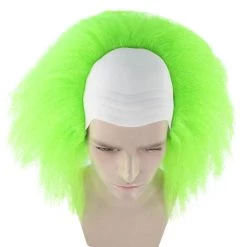 HPO Scary Green Clown Mens Killer Wig | Cosplay Halloween Wig