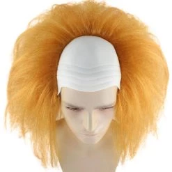 HPO Scary Bald Brown Mens Clown Wig | Cosplay Halloween Wig