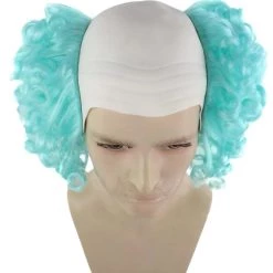 HPO Mens Scary Bald Clown Curly Wigs Collection | Cosplay Halloween Wigs Men's