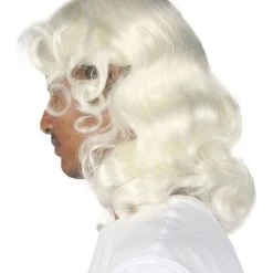 HPO Men Wavy Colonial Wig | Premium Breathable Capless Cap Men's