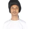 HPO Men's Mens Colonial Wavy Judge Black Historical Wigs | Premium Breathable Capless Cap