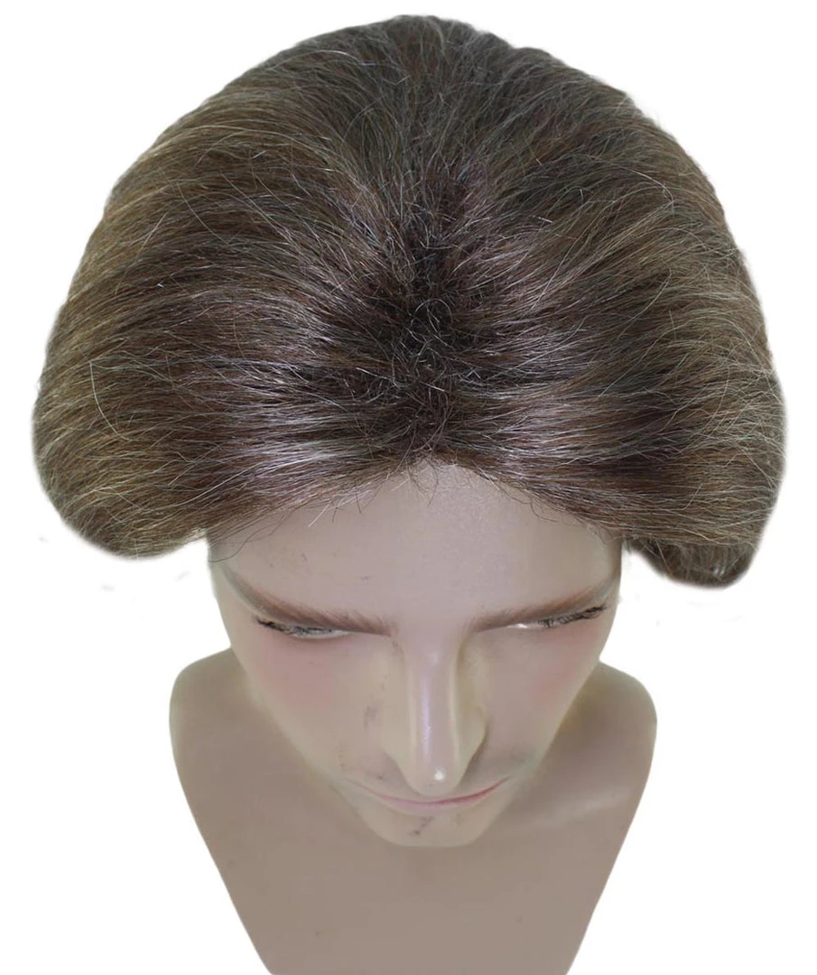 HPO Men's Stars Movie Mens Brown Wig | TV/Movie Wigs | Premium Breathable Capless Cap