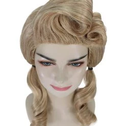HPO Men's Singer Womens Blonde Ponytail Wig | Pop Star Rock Wig | Premium Breathable Capless Cap