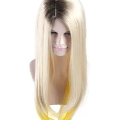 HPO Evil Bride Adult Women's Wig | Blond Cosplay Halloween Wig | Premium Breathable Capless Cap