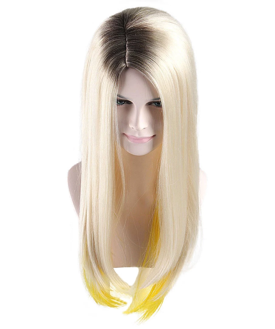HPO Evil Bride Adult Women's Wig | Blond Cosplay Halloween Wig | Premium Breathable Capless Cap
