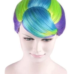HPO Colorful Babe Sexy Womens Wig | Braided Cosplay Halloween Wig | Premium Breathable Capless Cap Men's