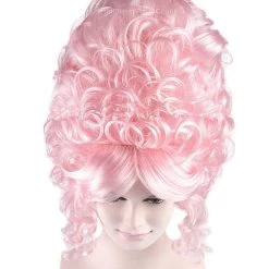 HPO Rococo Style Marie Antoinette Womens Wig | Queen Character Cosplay Halloween Wig | Premium Breathable Capless Cap Men's