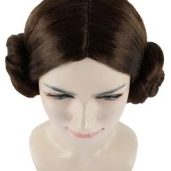 HPO Princess Womens Wig | Brown Cosplay Wig | Premium Breathable Capless Cap Men's