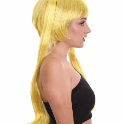 HPO Men's Long Anime Womens Wig | Cosplay Wig | Premium Breathable Capless Cap