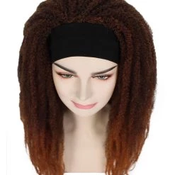 HPO Ombre Locks Wig With Headband | Character Halloween Wig | Premium Breathable Capless Cap