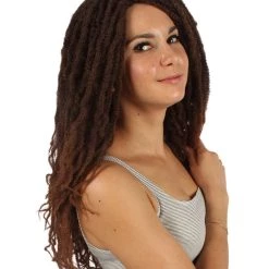 HPO Deluxe Locks Womens Wig | Character Halloween Wig | Premium Breathable Capless Cap