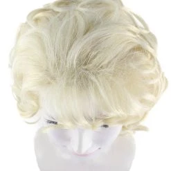 HPO 51's Curly Womens Wig | Blonde Vintage Wig | Premium Breathable Capless Cap Women's