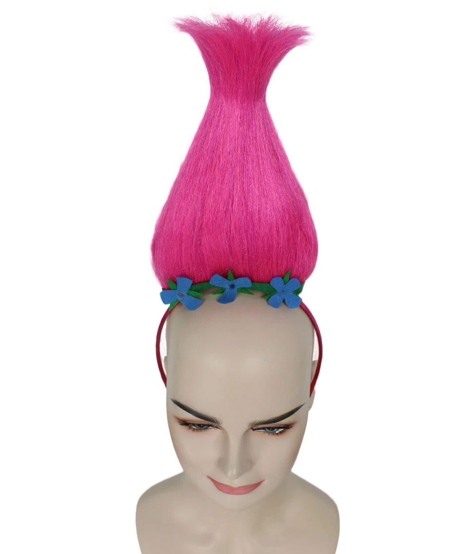 HPO Women's Princess Womens Headband | Pink Cosplay Wig