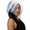 HPO Ms. Spot Womens Wig | Black & White Cosplay Wig | Premium Breathable Capless Cap