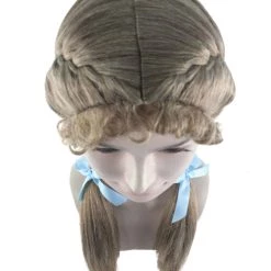 HPO Womens Kansas Farm Girl Wig | CowGirl Traditional Braided Halloween Wig | Premium Breathable Capless Cap Women's