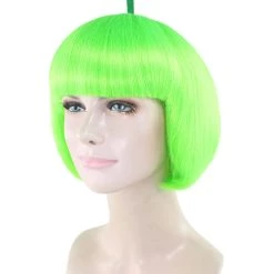 HPO Melon Womens Wig | Short Light Green Wig | Premium Breathable Capless Cap