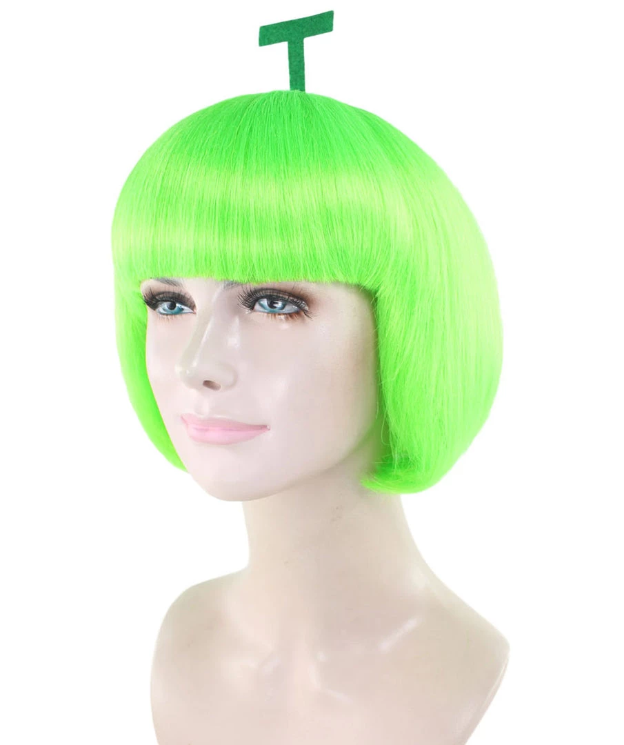 HPO Melon Womens Wig | Short Light Green Wig | Premium Breathable Capless Cap