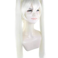 HPO Animation Womens Wig | Long White Wig | Premium Breathable Capless Cap