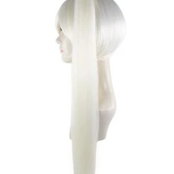 HPO Animation Womens Wig | Long White Wig | Premium Breathable Capless Cap