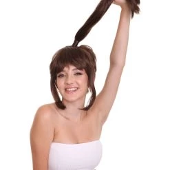 HPO Animation Womens Wig | Sexy Cosplay Party Halloween Wig | Premium Breathable Capless Cap