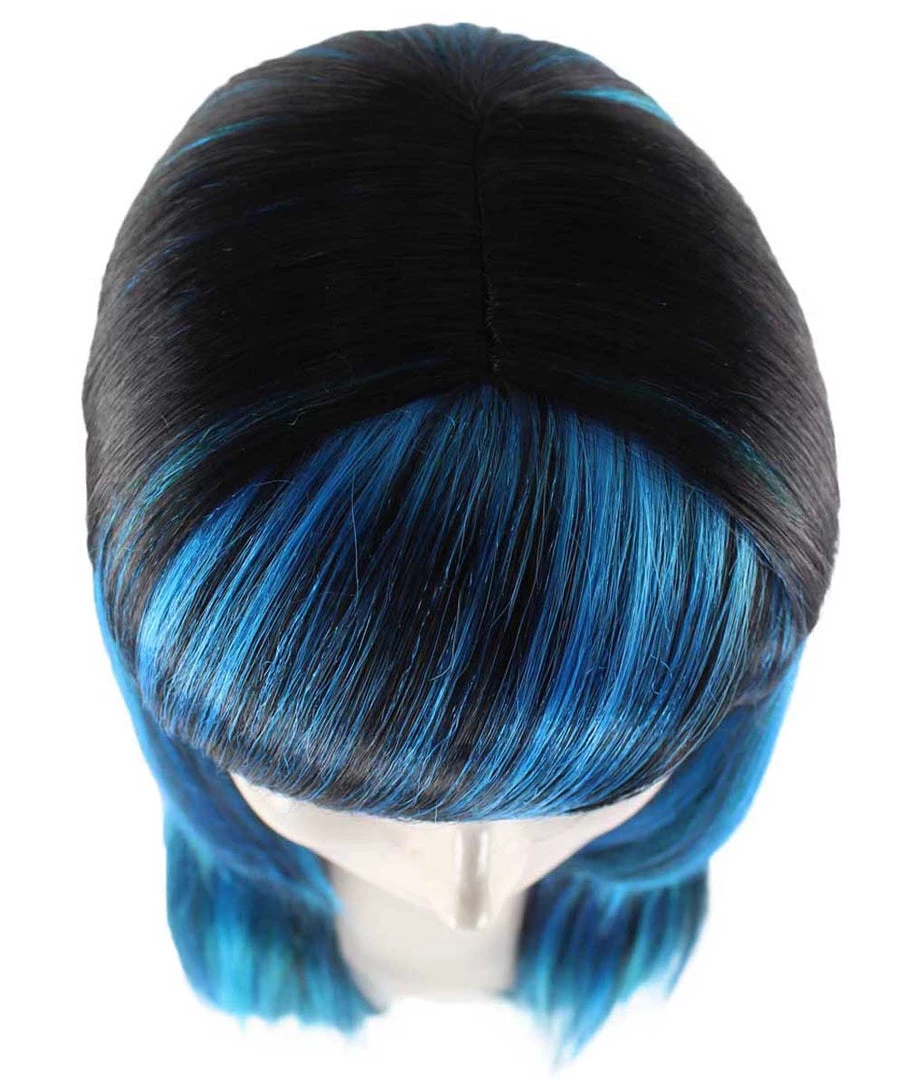HPO Women's Sexy Peacock Womens Wig | Party Ready Fancy Cosplay Halloween Wig | Premium Breathable Capless Cap